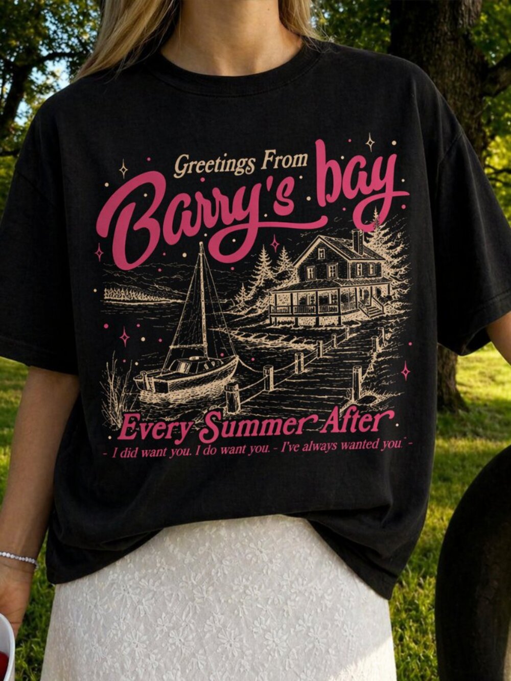Every Summer After Shirt, Barry’s Bay Romance Book Tee